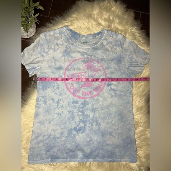 Vans blue tie dye washed t shirt sz small - Picture 5 of 5